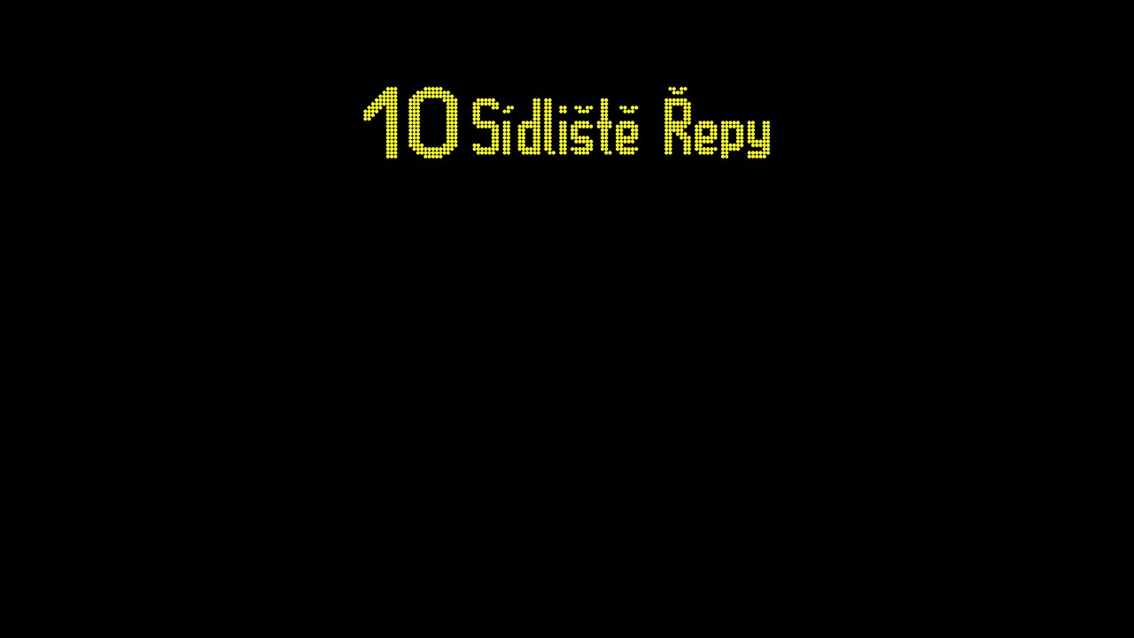 Hlášení (Dagmar Hazdrová): Linka 10 Sídl. Ďáblice - Sídl. Řepy