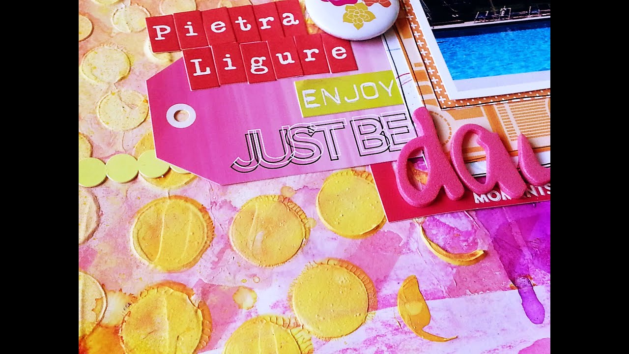 A Scrapbooking Mixed Media Process Video