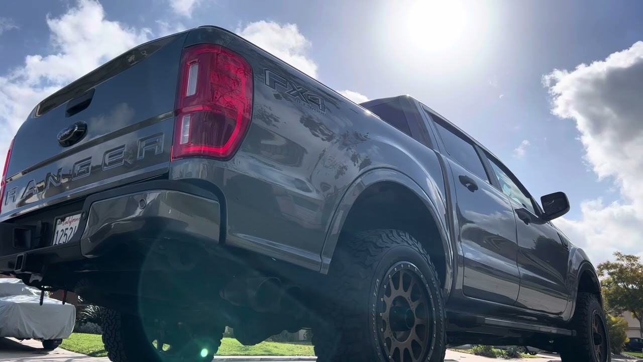 2022 Ford Ranger FX4. Borla S-Type Catback Exhaust.