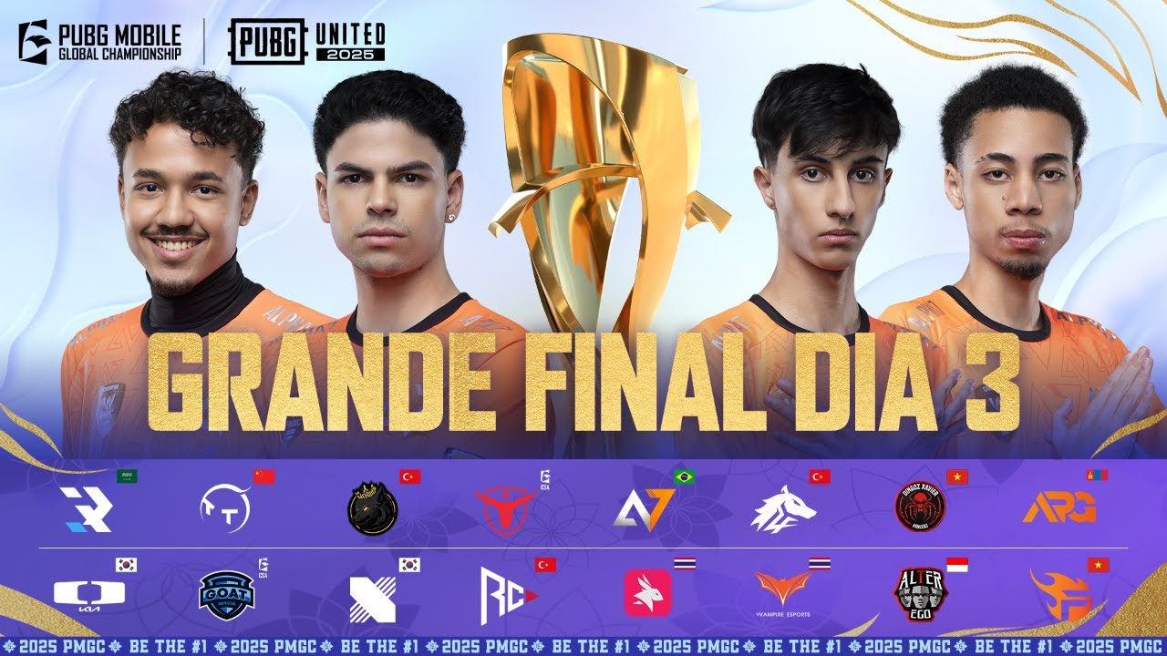 [PTBR] PMGC 2025 Grande Final - Dia 3 | PUBG MOBILE Global Championship