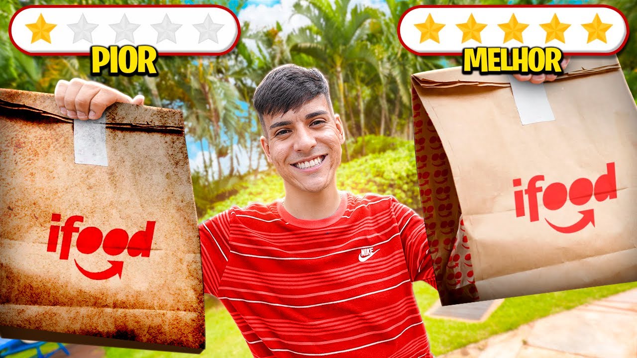 PEDI A COMIDA MAIS CARA E A MAIS BARATA DO IFOOD
