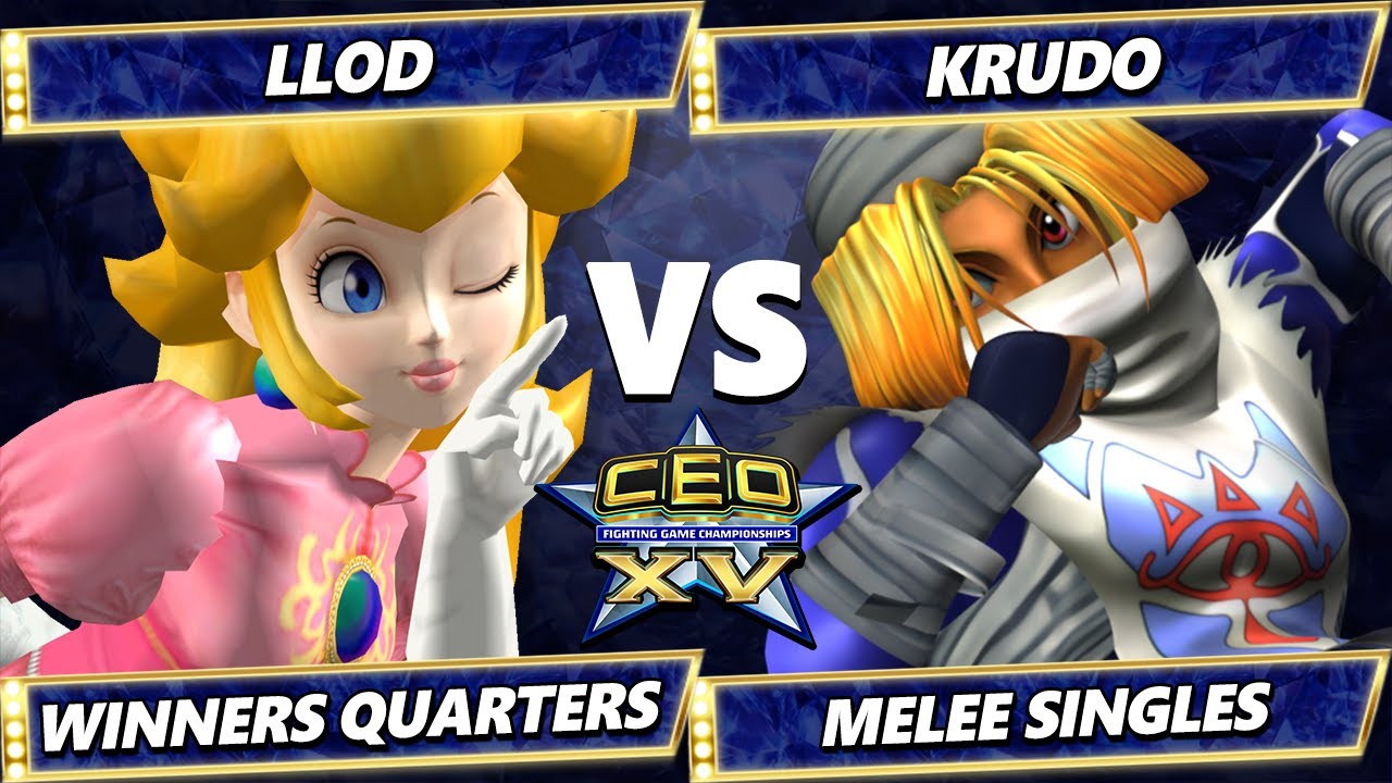 CEO 2025 - lloD (Peach) Vs. Krudo (Sheik) Smash Melee - SSBM
