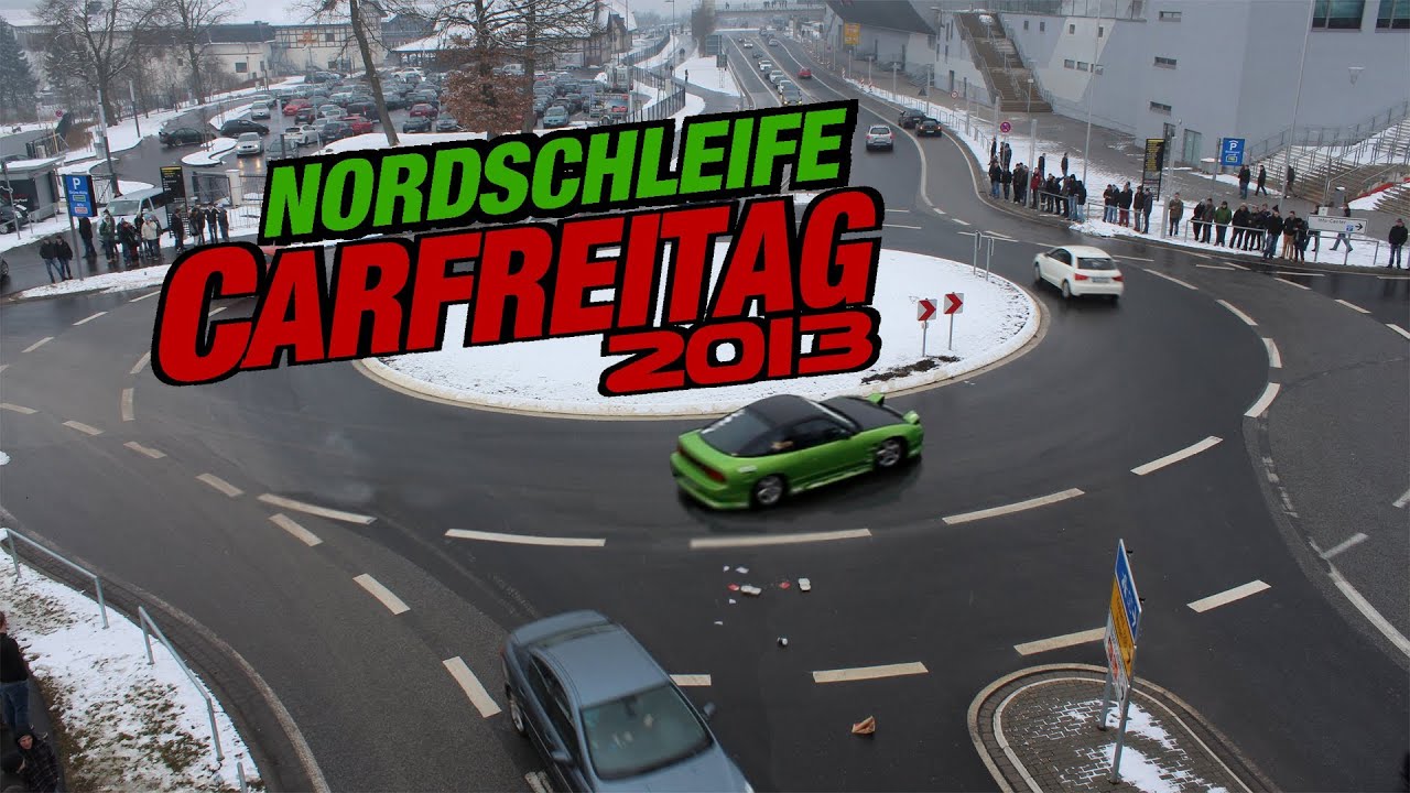 Karfreitag Nordschleife 2013 Drifts Kreisel