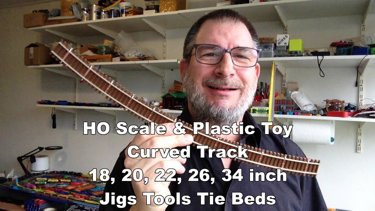 HO Scale 26 Inch Curved Tracks: Jigs, PCB Tie Cutter & Gapper, Tiebeds and more!