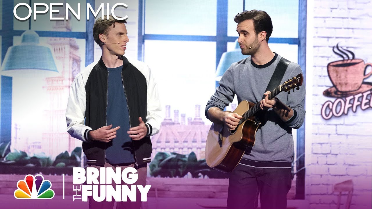 Musical Act Harry & Chris Perform in the Open Mic Round - Bring The Funny (Open Mic)