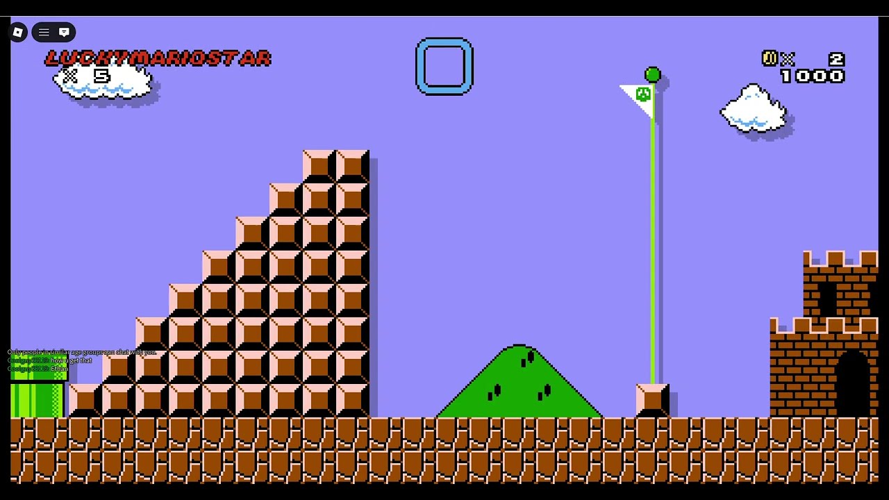 Super Mario World In Roblox Test Game Spade engine 10