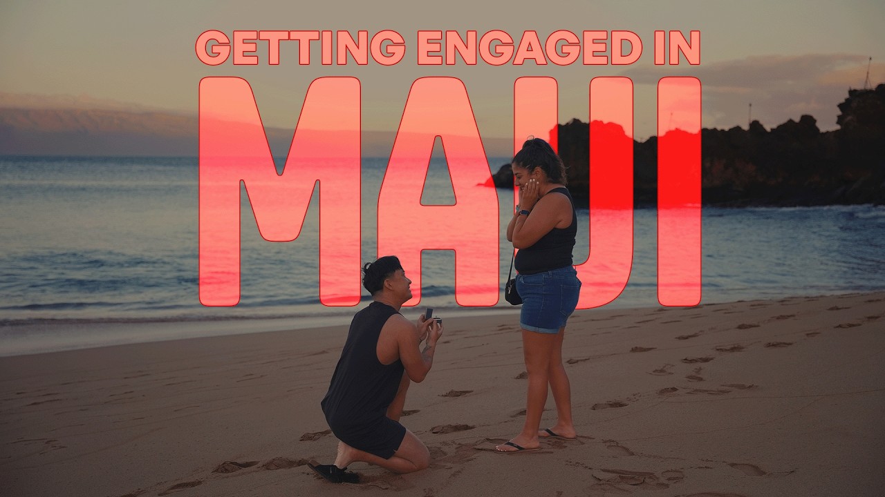 Proposing in Maui (Black Rock Beach) - Hawaii Vlog