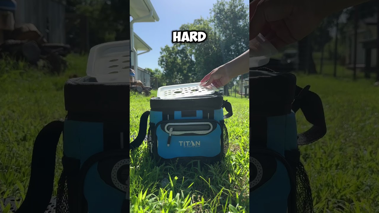 The perfect personal cooler! ✨ Grab your #titanbyarcticzone 9 Can Zipperless Cooler today!