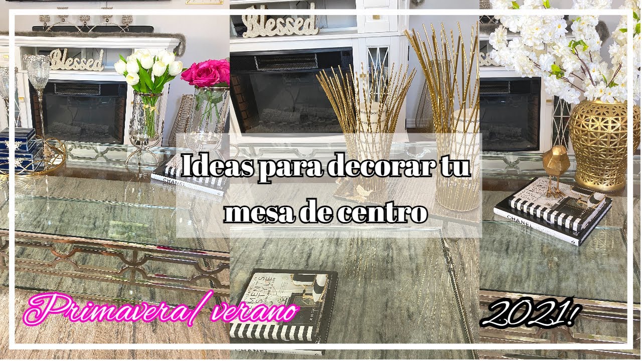IDEAS PARA DECORAR TU MESA DE CENTRO! | PRIMAVERA/VERANO 2021 | NUEVA MESA DE CENTRO!!