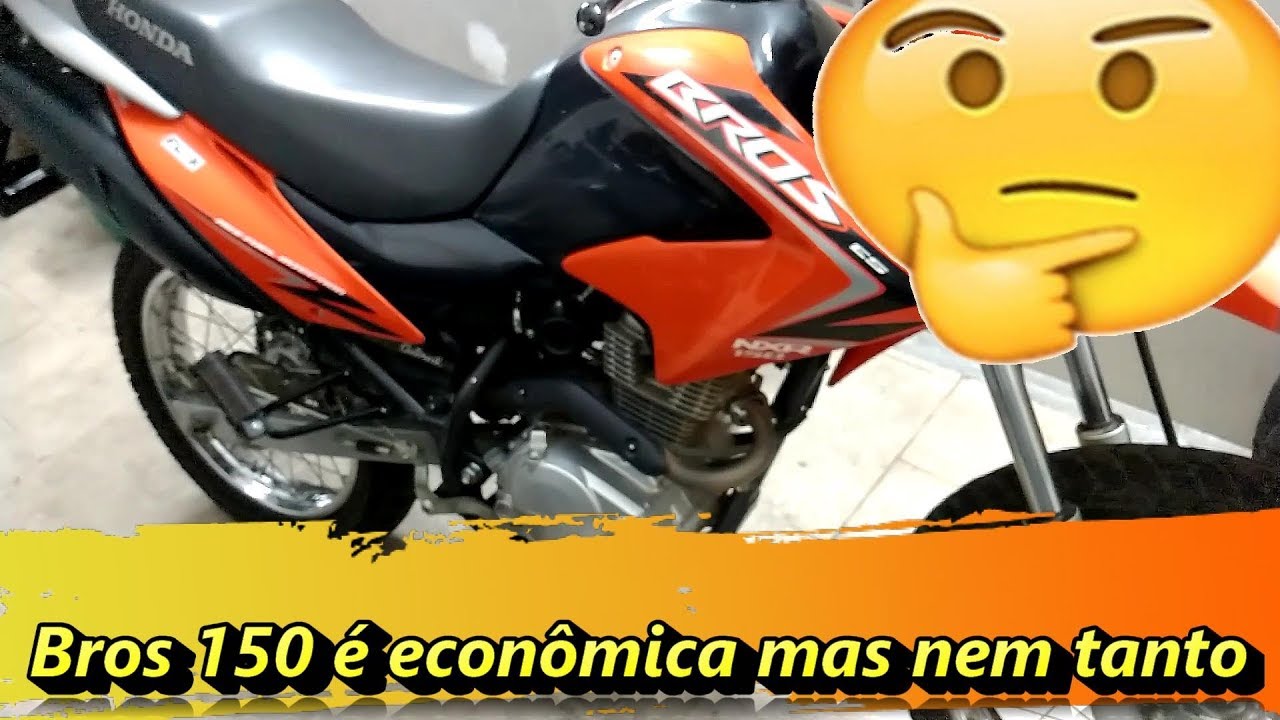 Honda Bros 150 econ&ocirc;mica mas nem tanto !! 150 km/L