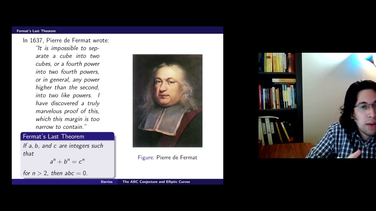 Lathisms Lecture: The ABC Conjecture and Elliptic Curves