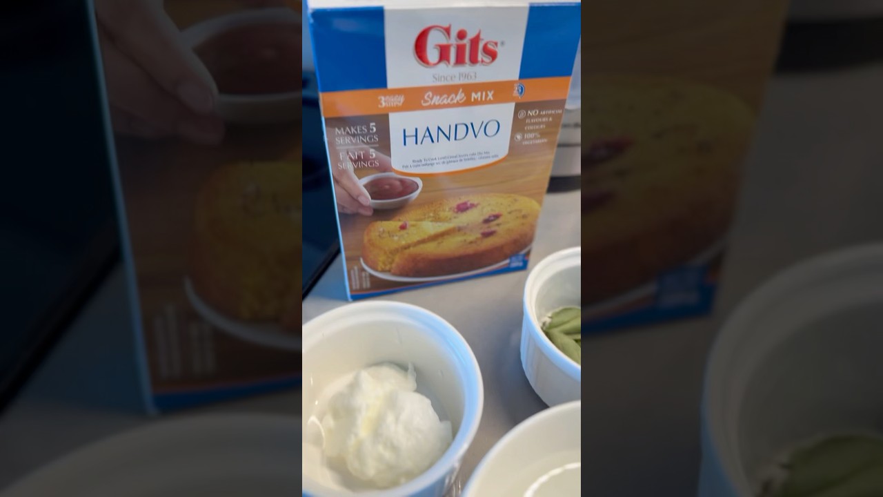 Instant handvo recipe | Gits snack #gits #handvo #handvorecipe #shorts #food