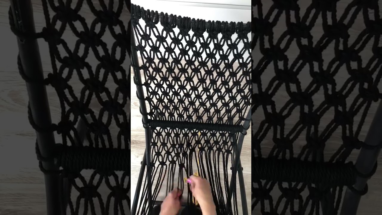 DIY Macrame chair 