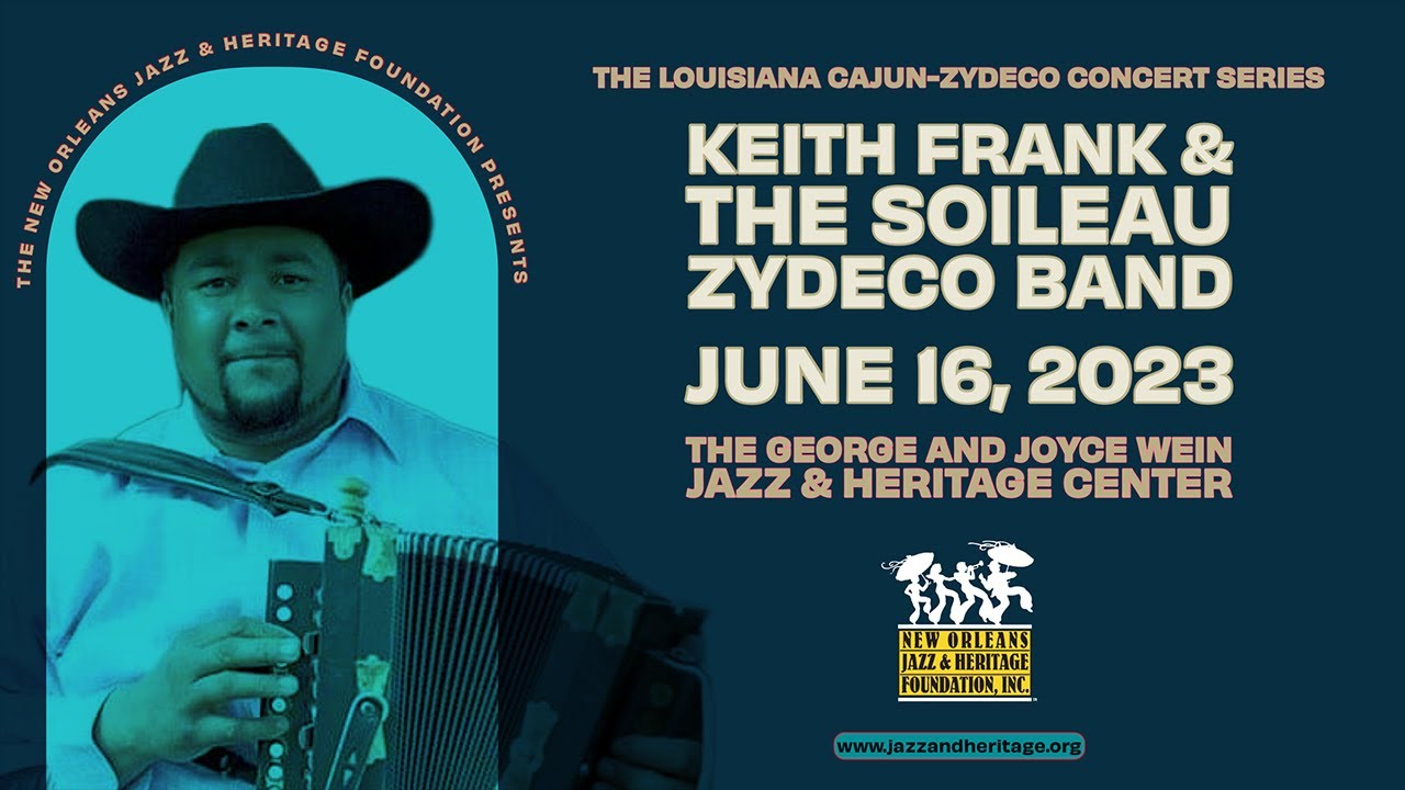 The Louisiana Cajun-Zydeco Concert Series with Keith Frank & The Soileau Zydeco Band.