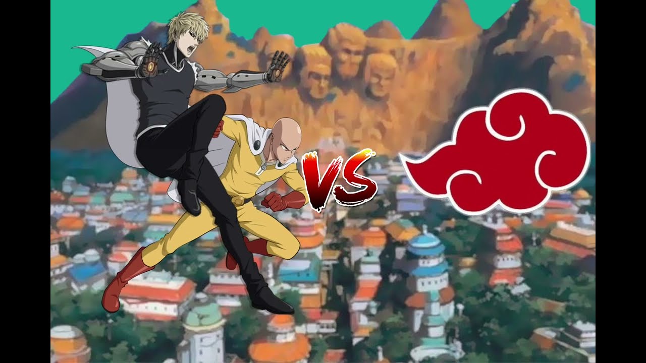 🥶🔥 Saitama and Genos vs Akatsuki #anime #naruto    