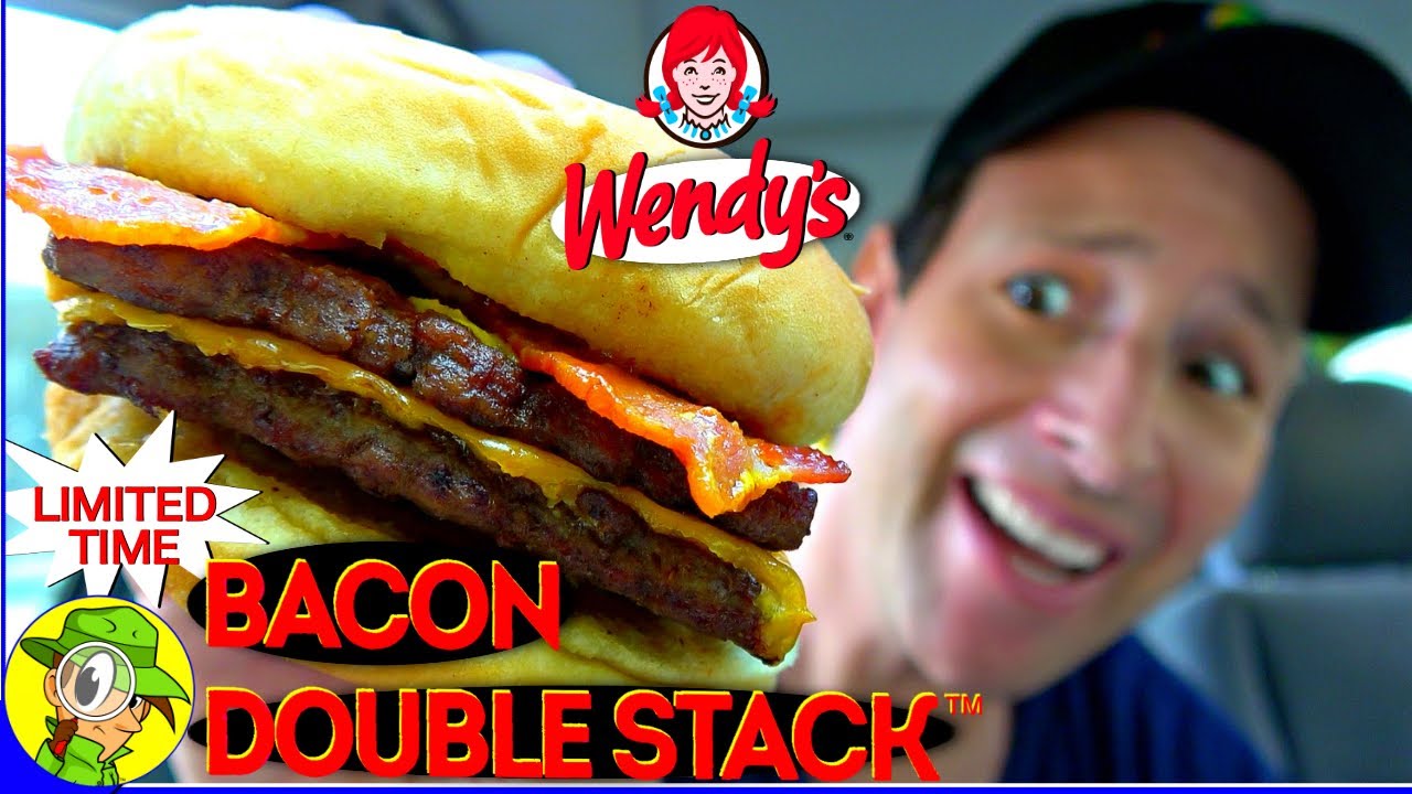 Обзор Wendy's® BACON DOUBLE STACK ™ ??✌️? ⎮ Взгляните на это!