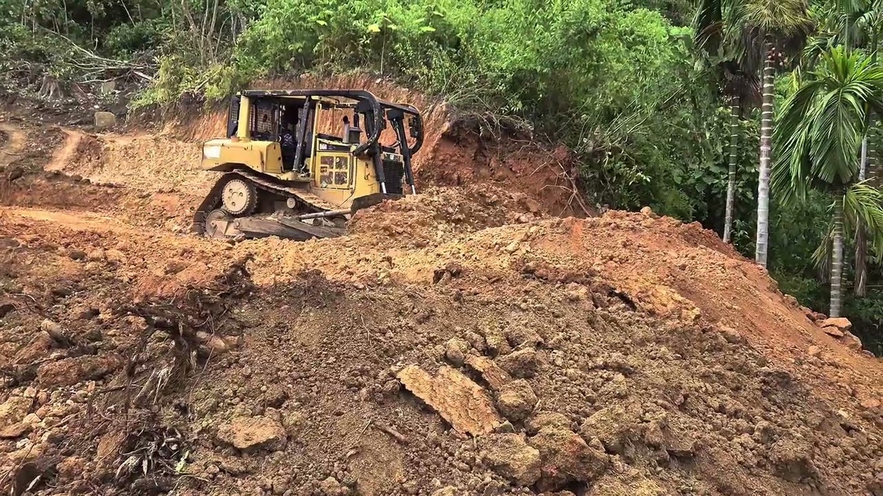 JUNGLE TO New Road! Bulldozer Builds New Road in the Heart of the Rainforest