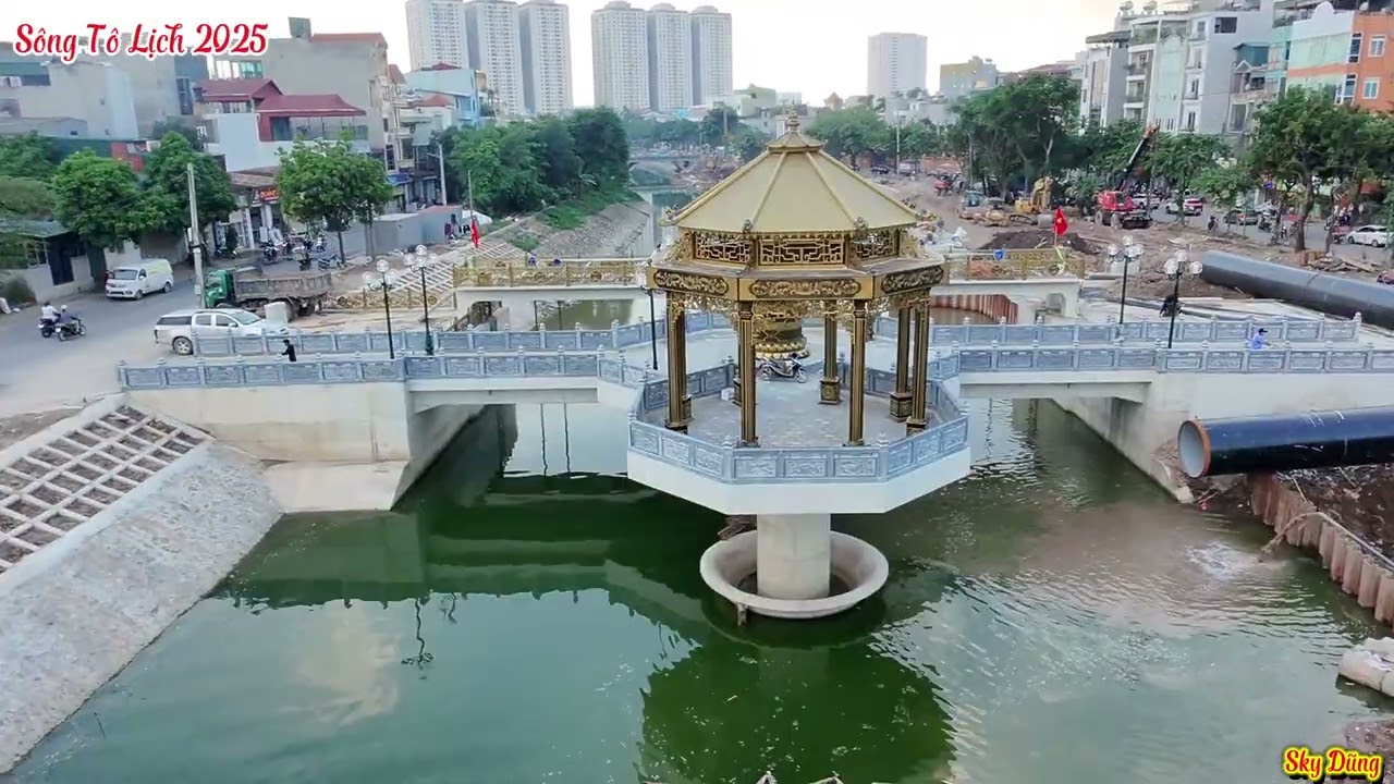 Sông Tô Lịch xanh sạch đẹp 2025