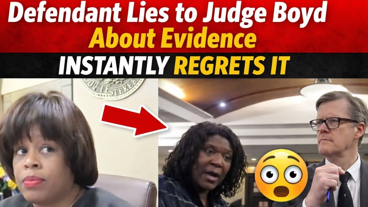 Defendant Lies to Judge Boyd About Evidence &mdash; Regret Hits Instantly!