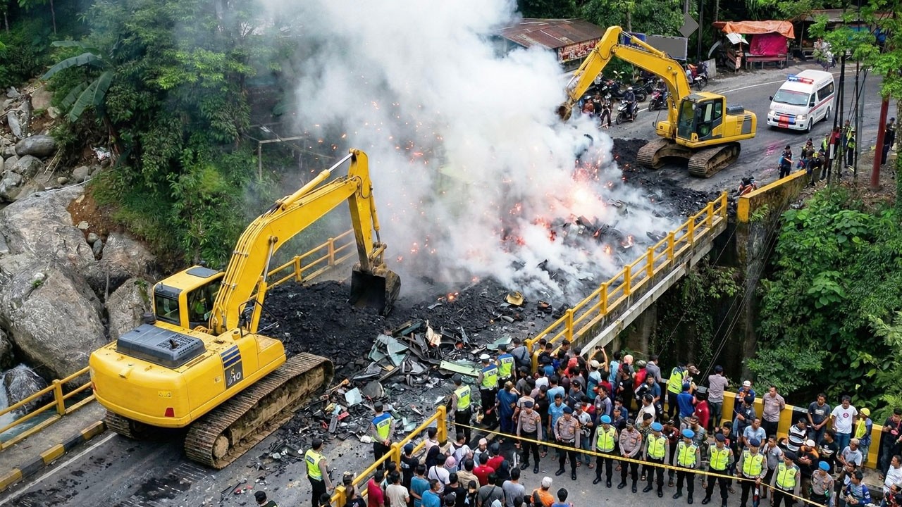 MERINDING !!! Tragedi Paling Mengerikan Terjadi di Sitinjau Lauik, Alat Berat Sampai Dikerahkan