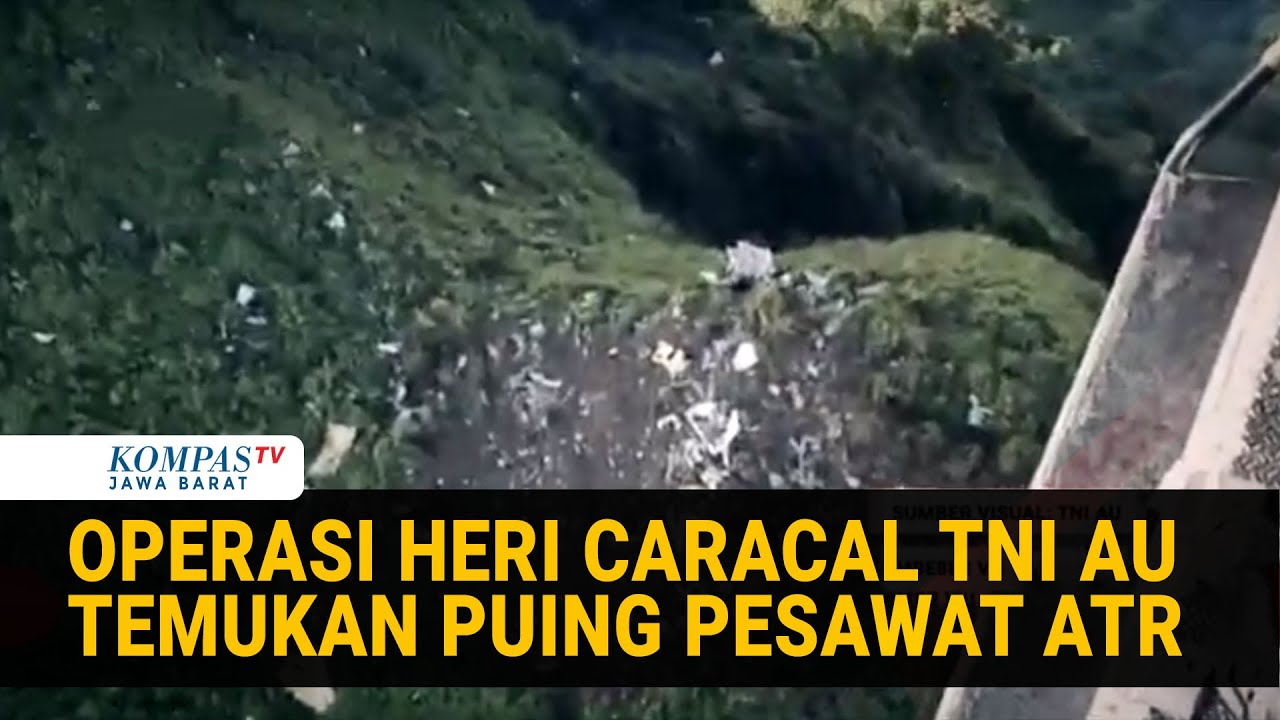 Temuan Helikopter TNI AU Perlihatkan Serpihan Pesawat ATR 42-500