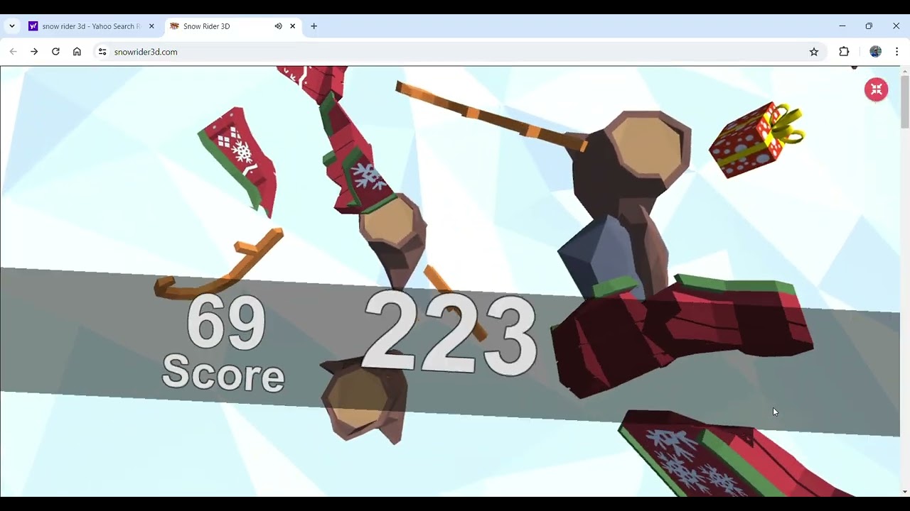 Snow Rider 3D World Record Of 348