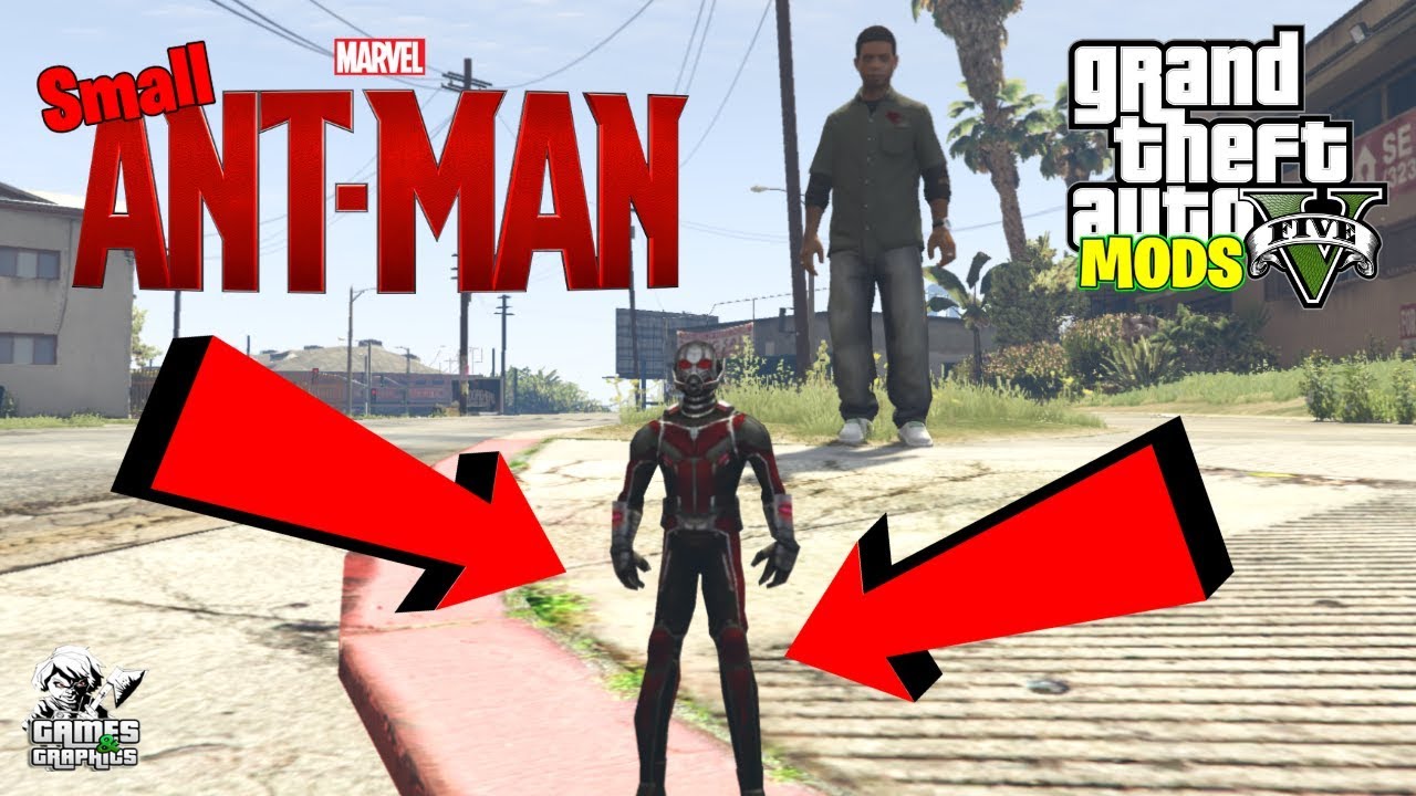 SMALL ANT MAN MOD (GTA 5 MODS)