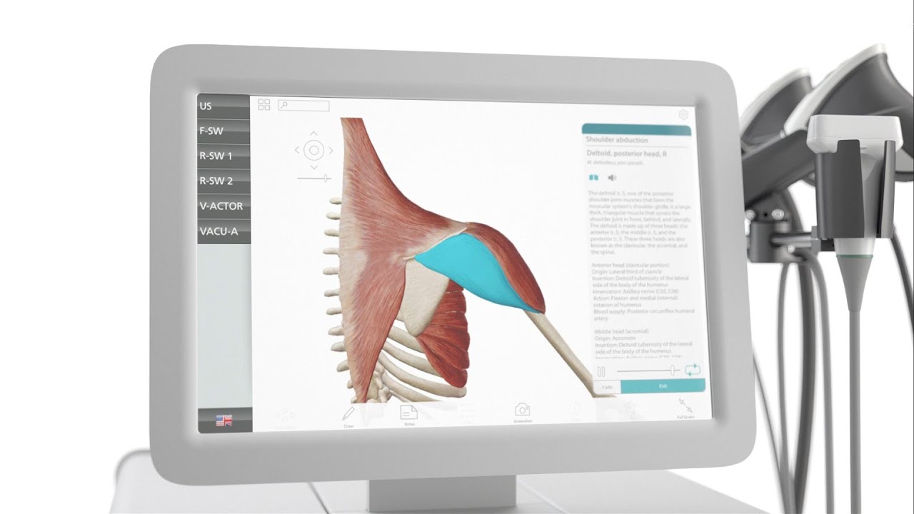 DUOLITH SD1 »ultra« Modular radial and focused shock wave therapy (ESWT)