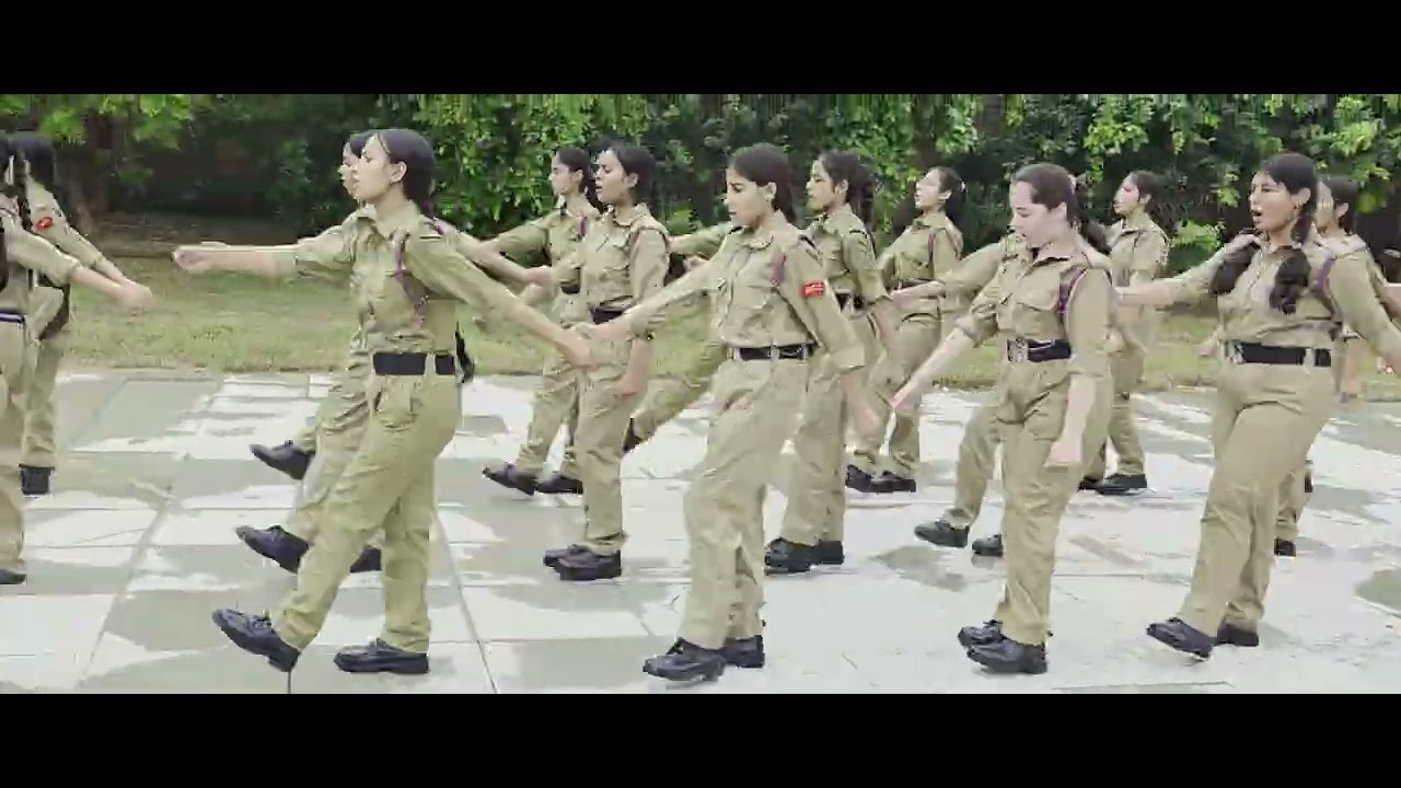 NCC Girls Parade | 15th August 2025 | S.D.V.N Sr. Sec. School, Punhana| Independence Day Celebration