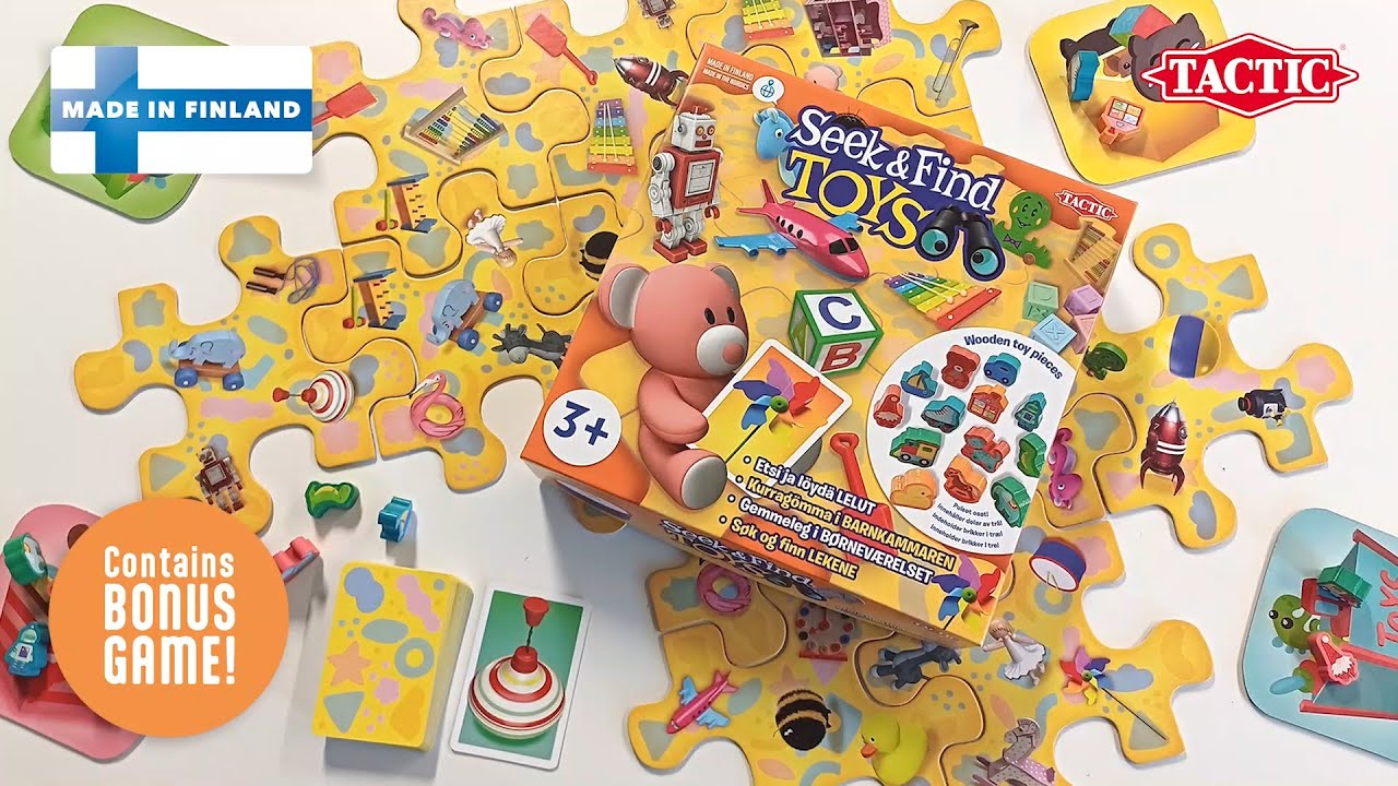 Seek & Find TOYS - Unboxing and How to play