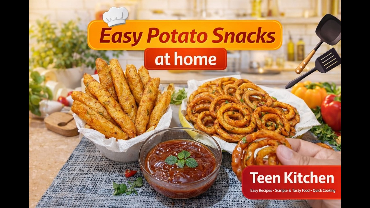 Crispy Potato Rings & Fries Recipe | Better Than Market Snacks!