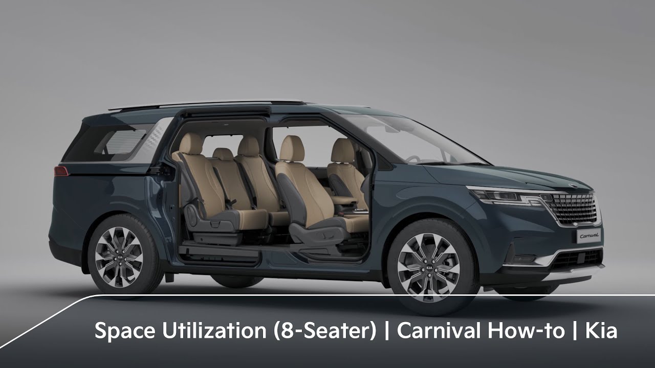 Efficient Seating/Space Utilization (8-Seater)｜Carnival How-to｜Kia