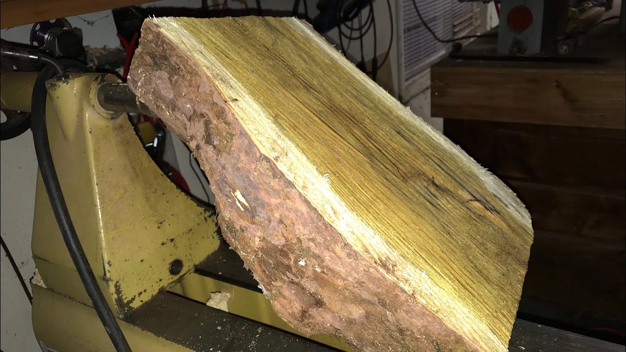 Wood turning Redbud