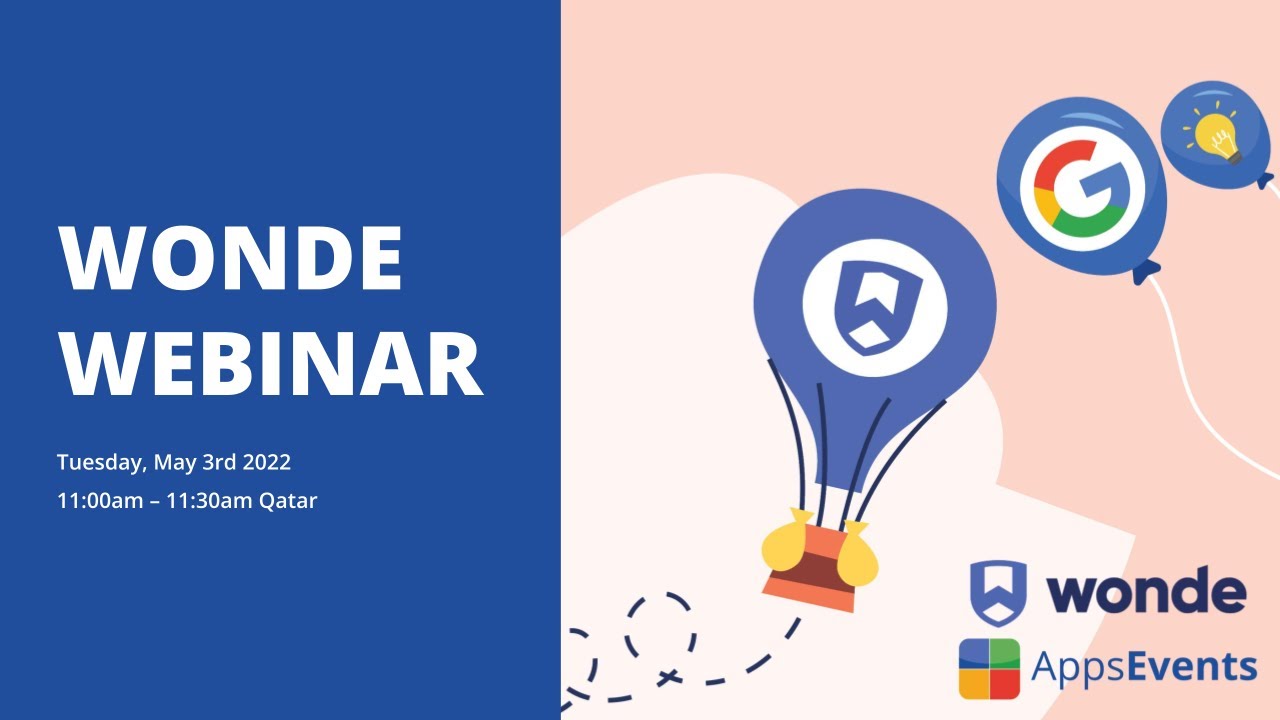 AppsEvents Wonde Webinar