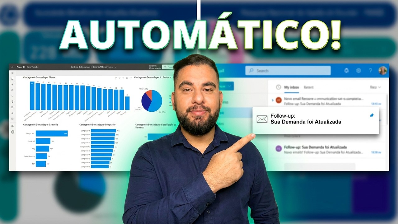 [ POWER AUTOMATE ] Lendo Conjunto de Dados (Dataset) do POWER BI e enviando Follow-up por E-mail 📧