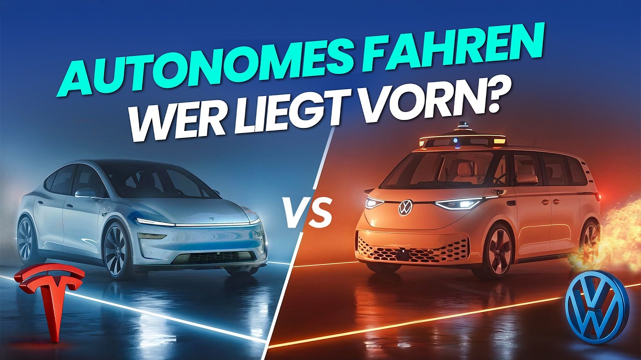Autonomes Fahren 2025: Tesla vs. VW – Wer liegt vorn? | TechTalk Special