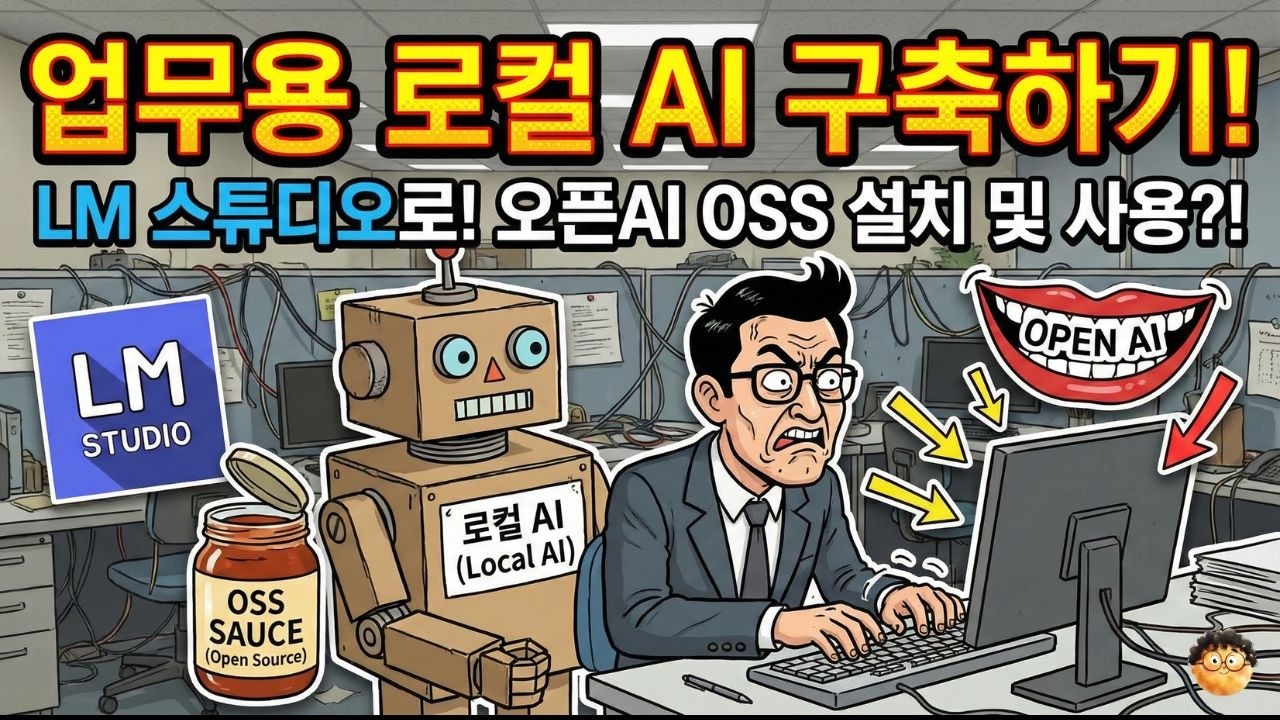 회사 기밀 넣어도 안전합니다. 업무용 로컬 AI 구축하고 칼퇴하는 법