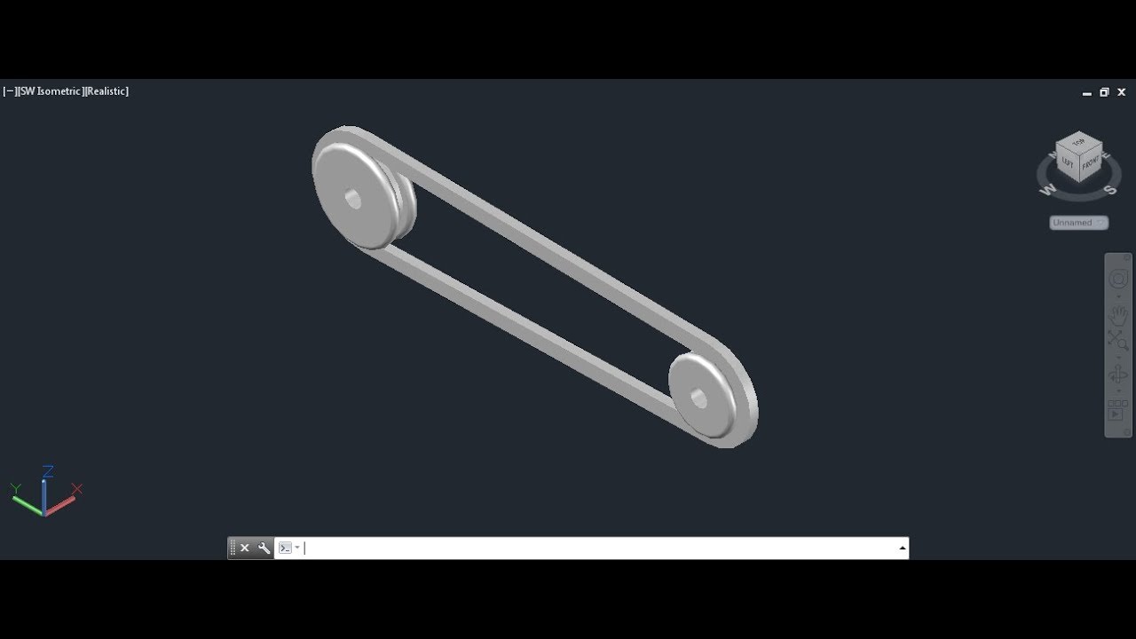 Cara Membuat V-Belt AutoCAD