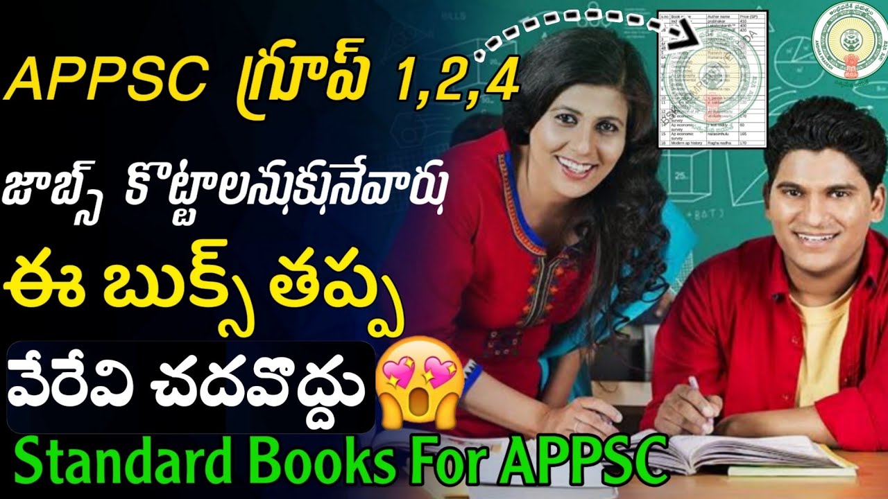APPSC Group 1,2,4 Books In Telugu || APPSC Latest News Today || Appsc Group 4 Books|Appsc Books List