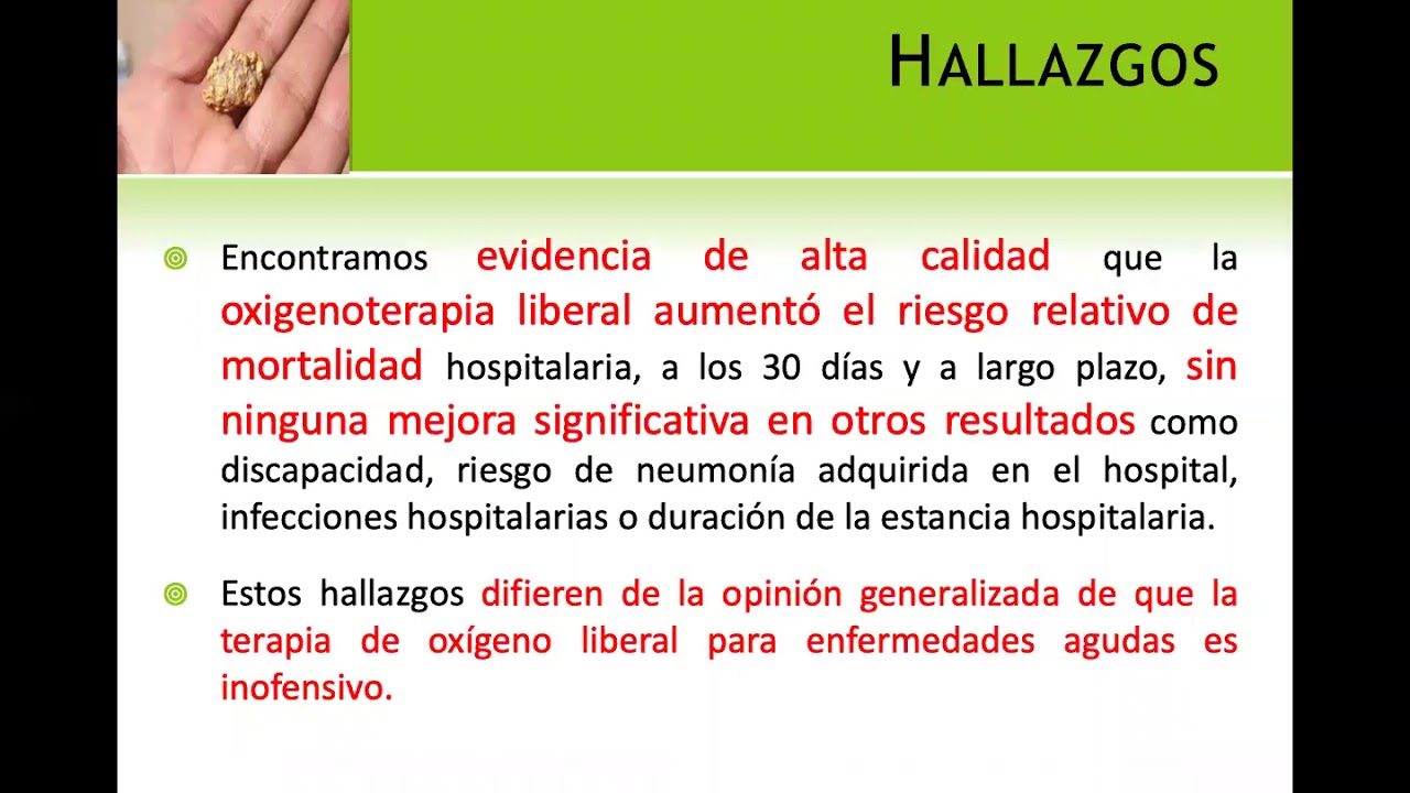 Oxigenoterapia (Dr. Nicolás Tommasino) - Módulo Respiratorio