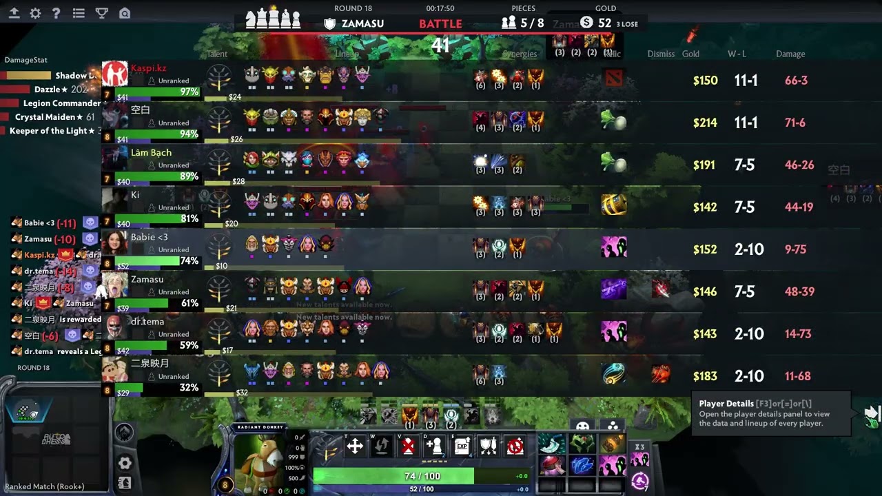 Dota Auto Chess TA3 with 3 Kobold