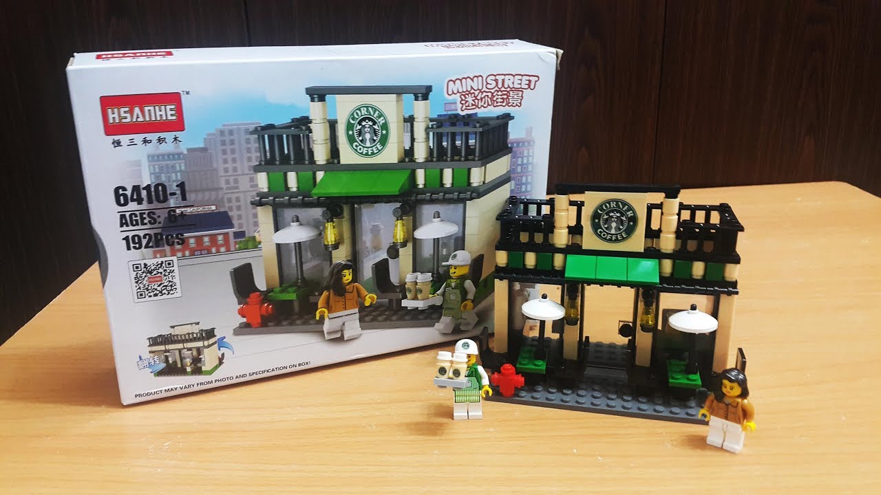 LEGO HSANHE 6410-1 MINISTREET CORNER COFFEE