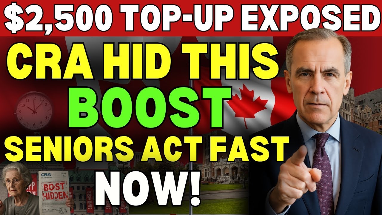 HIDDEN $2,500 CPP & OAS Top-Up REVEALED &ndash; CRA&rsquo;s Surprise Will Leave You Speechless!