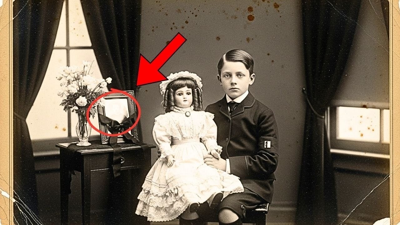 This 1898 Photo of a Boy Holding His Sister's Doll Looked Cute—Until They Saw the Truth