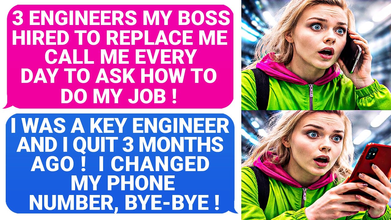 Boss Forgot I Was A Key Engineer! I Quit, and 3 Young Engineers He Hired Call Me Every Day! r/PR