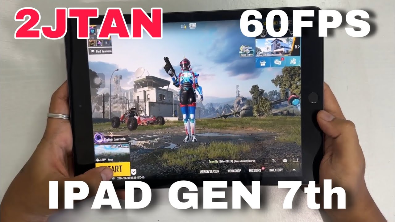 Cobain iPad Budget Pelajar Test Game PUBG Mobile Smooth Extreme 60 Fps