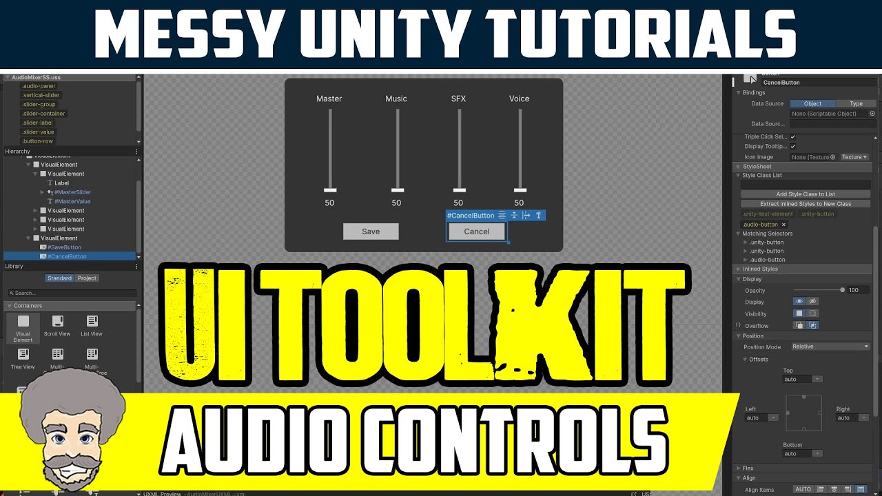 Unity Beginner Tutorials | UI Toolkit - Audio Settings with Save and Load