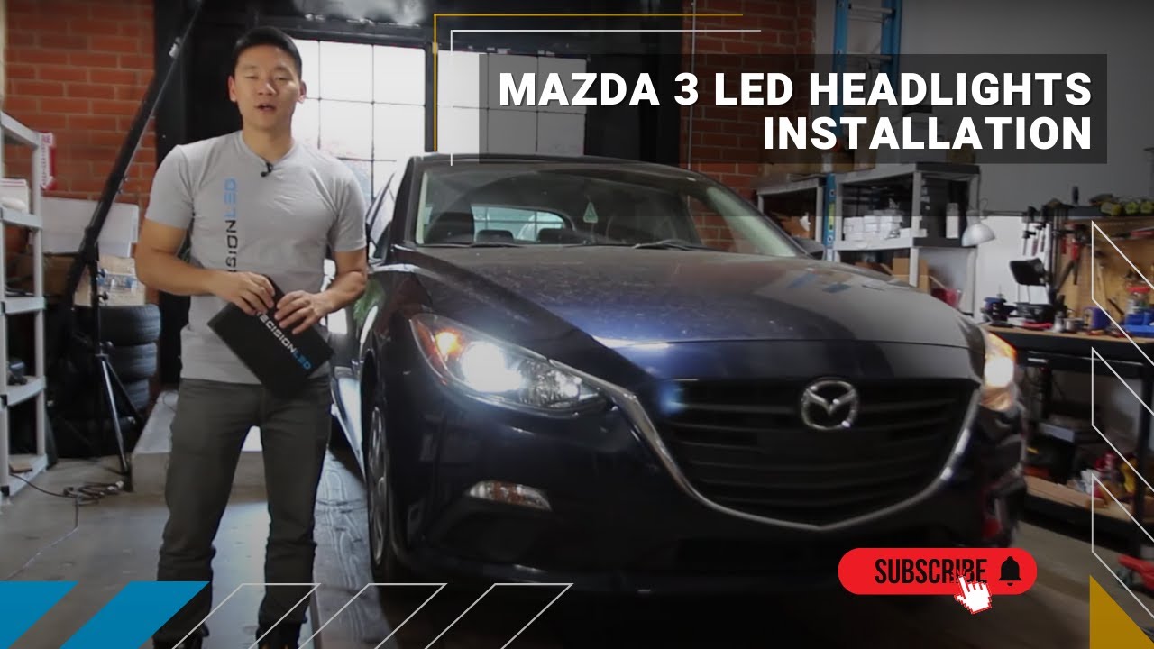Mazda 3 LED Headlights - How To Install (2014+)