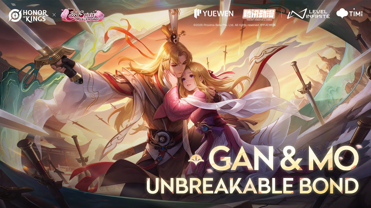 Unbreakable Bond Gan & Mo | Skin Showcase | Honor of Kings x Fox Spirit matchmaker Collab