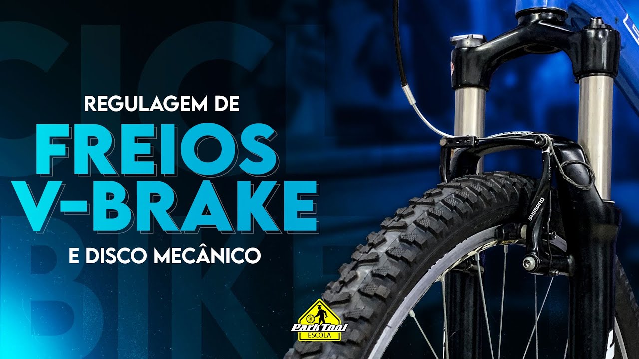 Como regular freio V-BRAKE e freio a DISCO MECÂNICO - Passo a passo